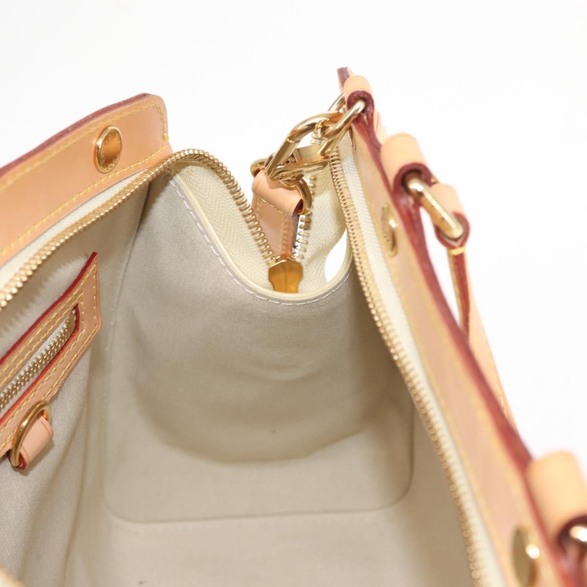 Louis Vuitton Brea Handbag Monogram Vernis Beige Patent_Leather Bag (Pre-Owned)