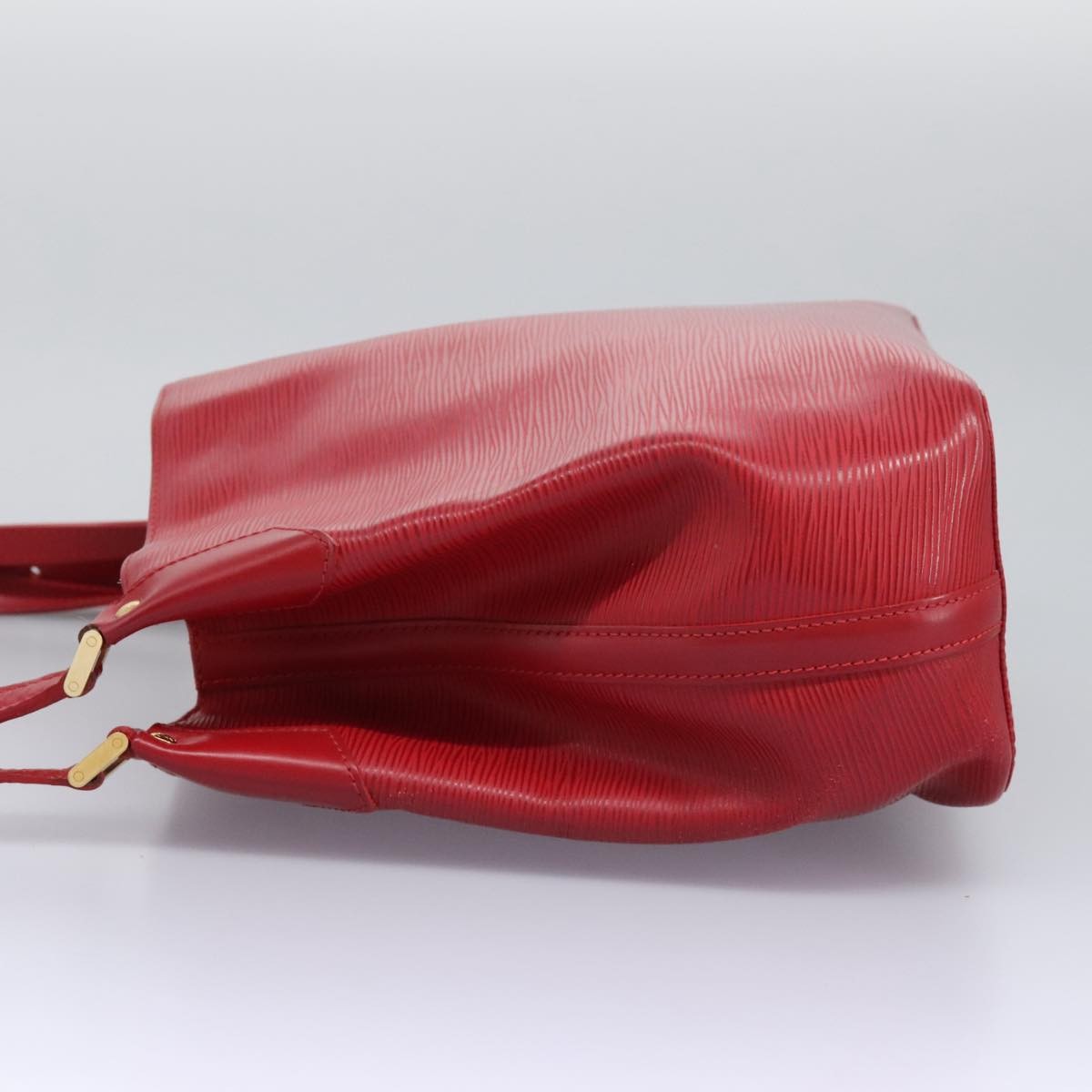 Louis Vuitton Mandara Handbag Epi Leather Red Leather Shoulder Bag Bag (Pre-Owned)