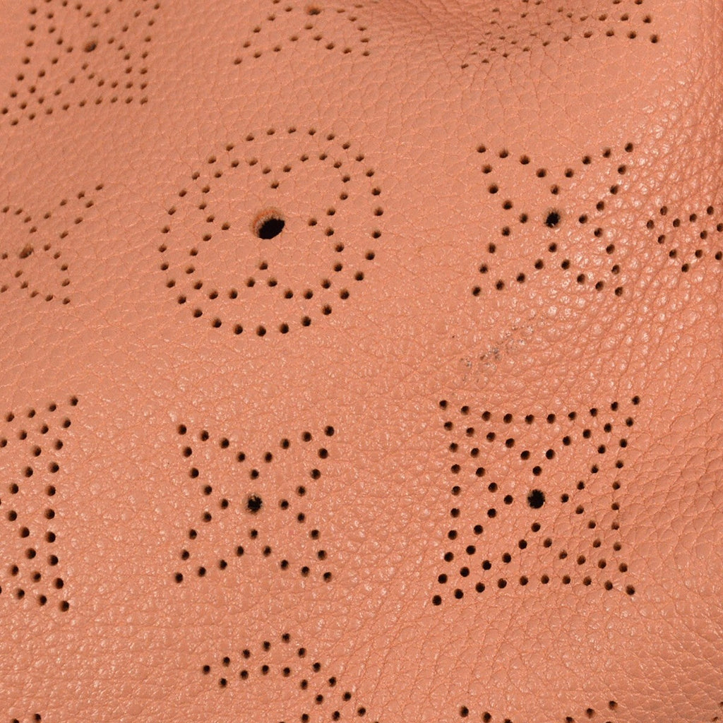 Louis Vuitton Selene Handbag Mahina Leather Pink Leather Shoulder Bag Bag (Pre-Owned)
