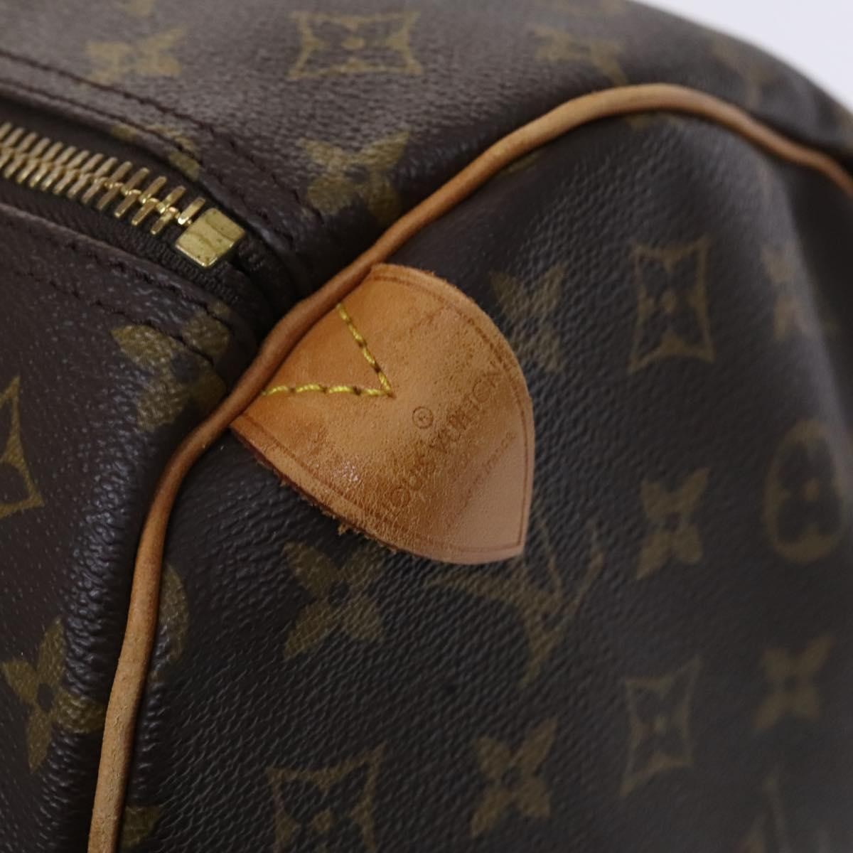 Louis Vuitton Keepall Bag Monogram Canvas Brown Canvas Travel Bag Bag (Pre-Owned)