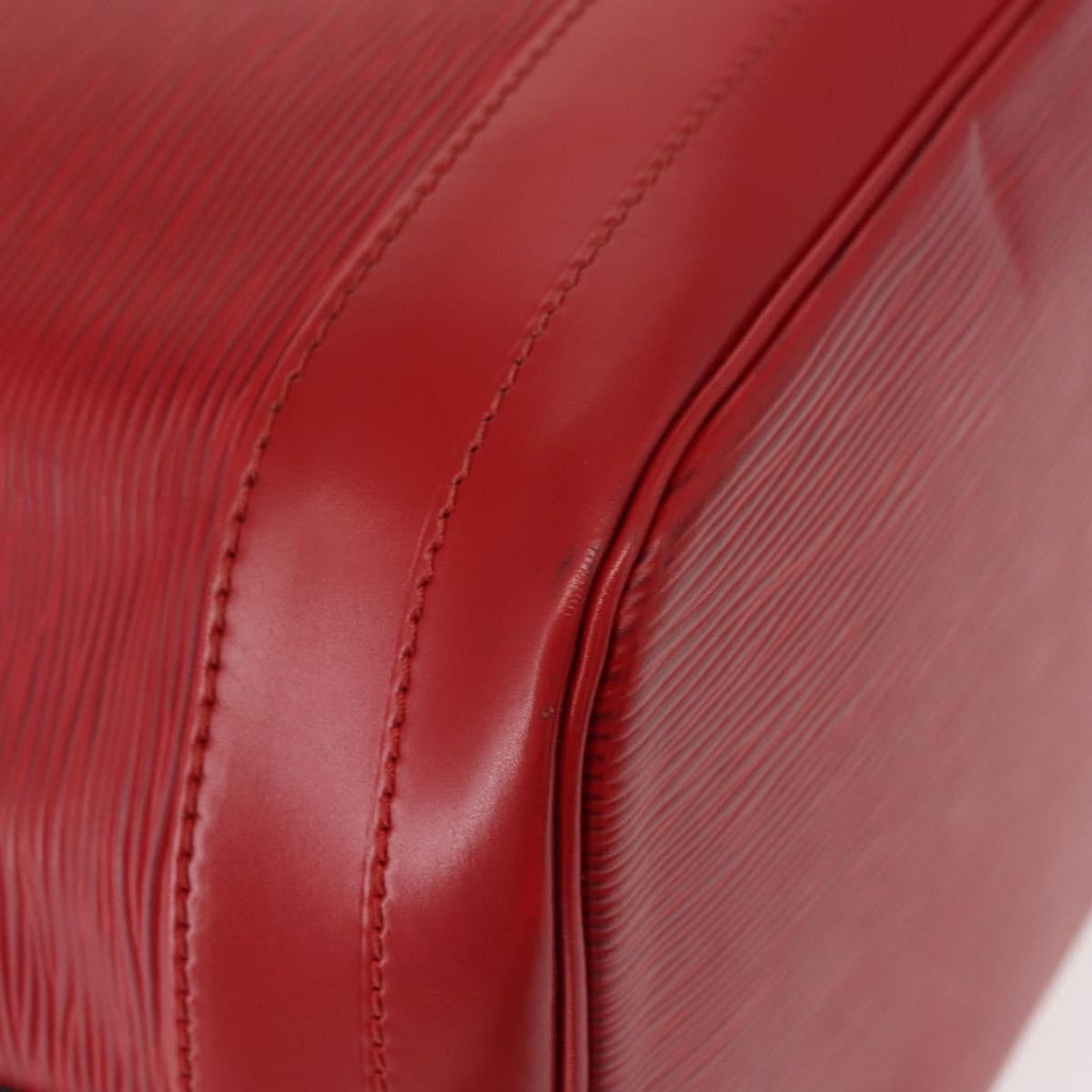Louis Vuitton Noe Handbag Epi Leather Red Leather Shoulder Bag Bag (Pre-Owned)