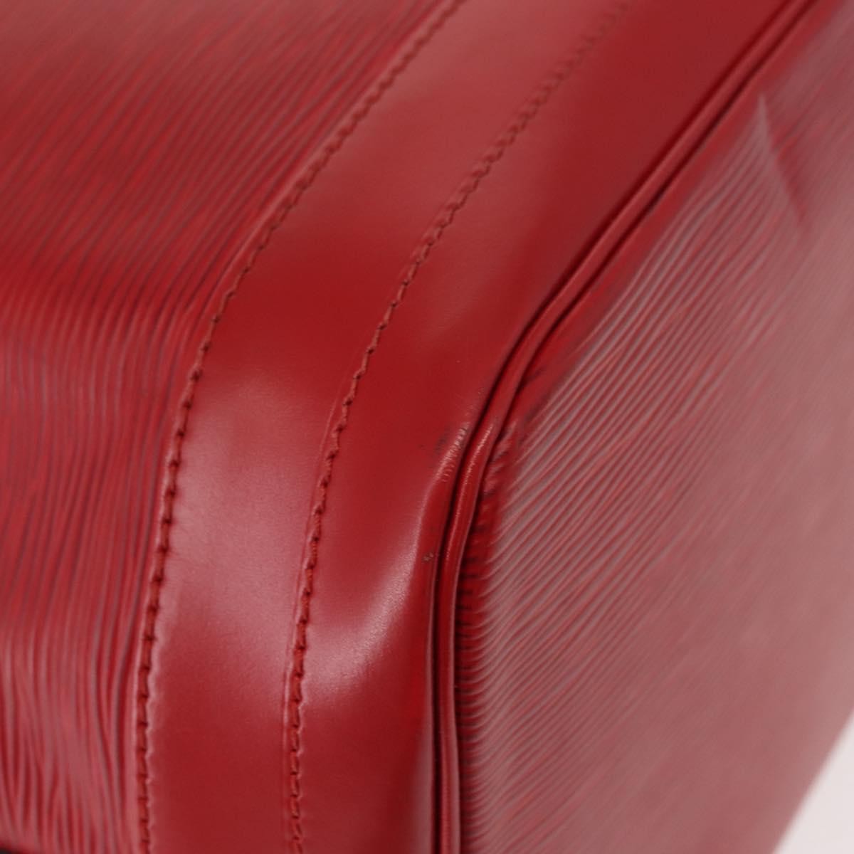 Louis Vuitton Noe Handbag Epi Leather Red Leather Shoulder Bag Bag (Pre-Owned)