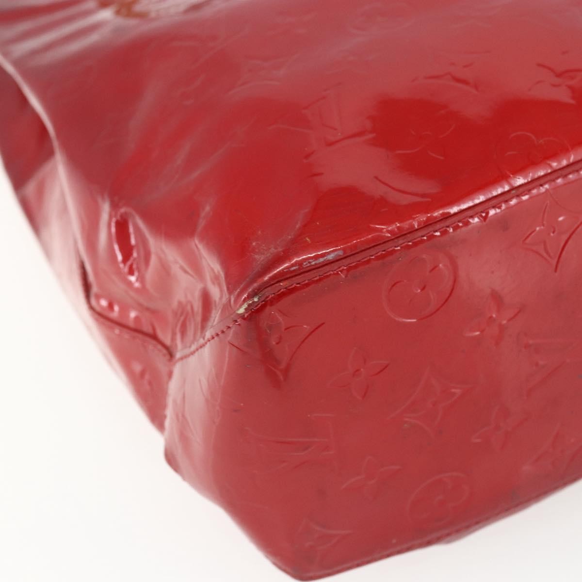 Louis Vuitton Reade Handbag Monogram Vernis Red Patent_Leather Handbag (Pre-Owned)