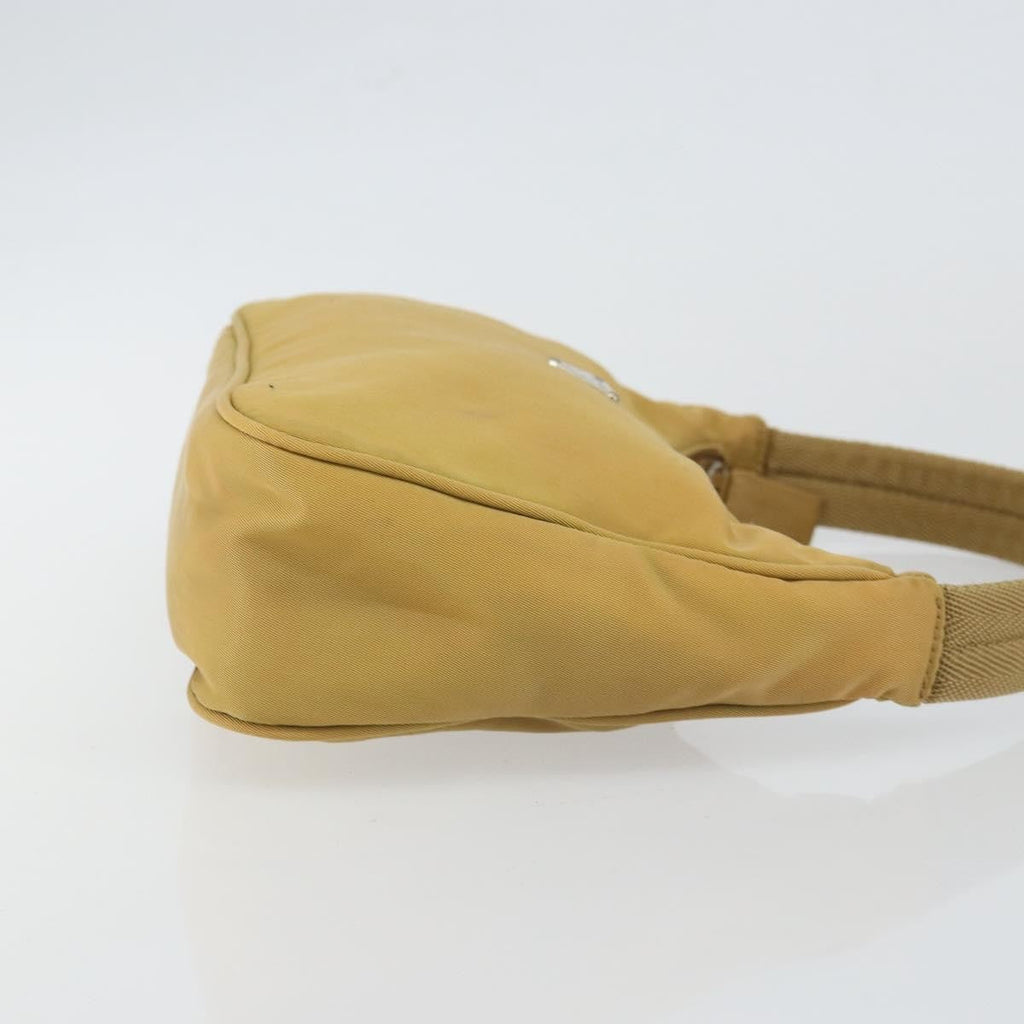 Prada Re-Edition 2000 Hobo Tessuto Beige Nylon Clutche & Pouche Bag (Pre-Owned)