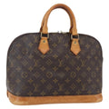 Louis Vuitton Vintage Alma Handbag Monogram Canvas Brown Canvas Handbag (Pre-Owned)