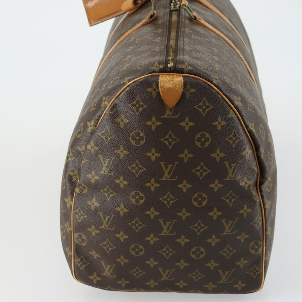 Louis Vuitton Keepall Bag Monogram Canvas Brown Canvas Travel Bag Bag (Pre-Owned)