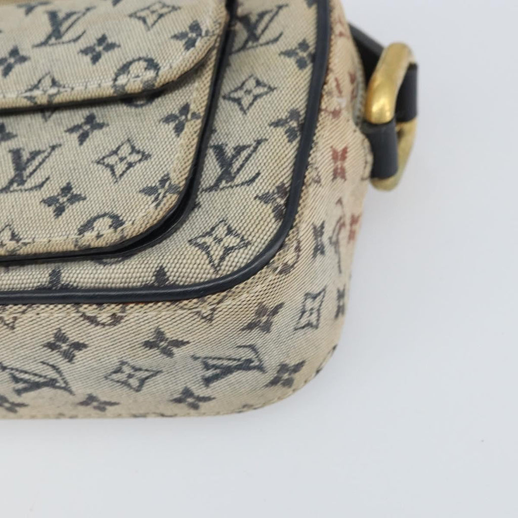 Louis Vuitton Juliette Crossbody Bag Mini Lin Blue Canvas Shoulder Bag Bag (Pre-Owned)