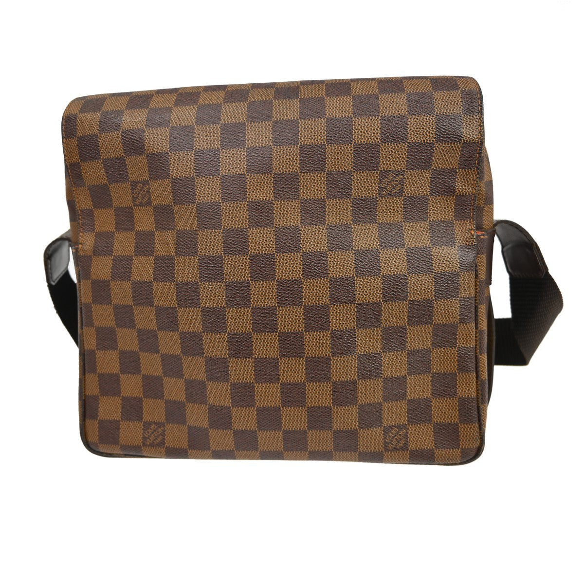 Louis Vuitton Naviglio Handbag Damier Brown Canvas Shoulder Bag Bag (Pre-Owned)