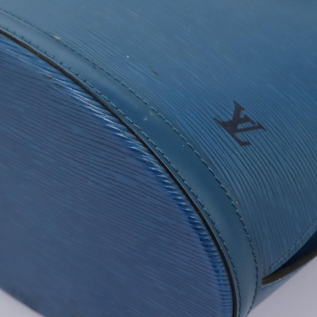 Louis Vuitton Cluny Shoulder Bag Epi Leather Blue Leather Shoulder Bag Bag (Pre-Owned)