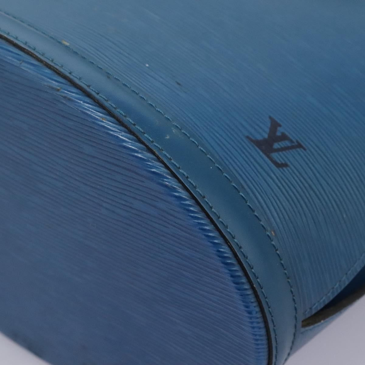 Louis Vuitton Cluny Shoulder Bag Epi Leather Blue Leather Shoulder Bag Bag (Pre-Owned)