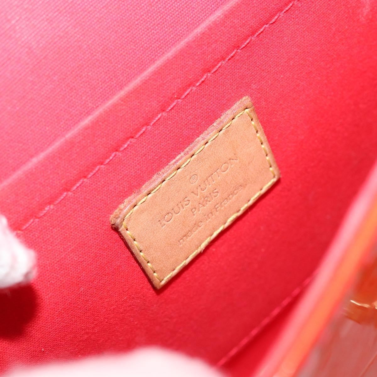Louis Vuitton Bellflower Handbag Monogram Vernis Red Patent_Leather Shoulder Bag Bag (Pre-Owned)