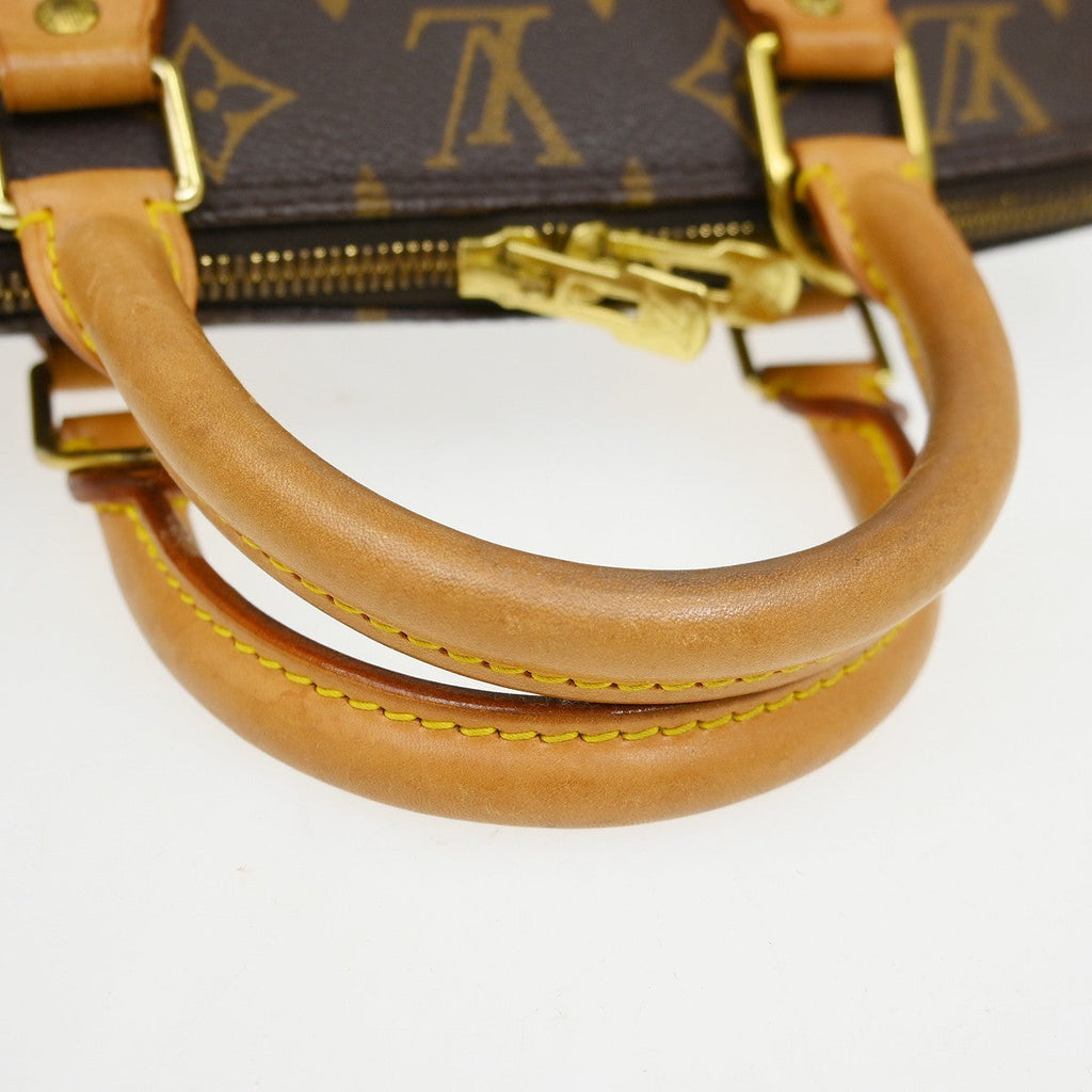 Louis Vuitton Alma Handbag Monogram Canvas Brown Canvas Handbag (Pre-Owned)