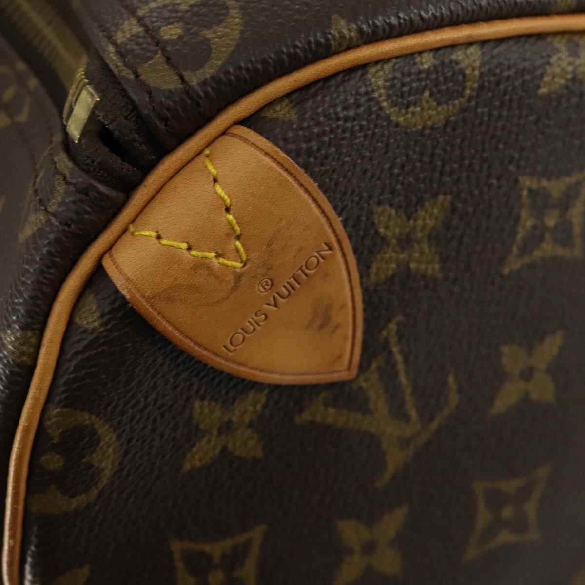 Louis Vuitton Keepall Bag Monogram Canvas Brown Canvas Travel Bag Bag (Pre-Owned)