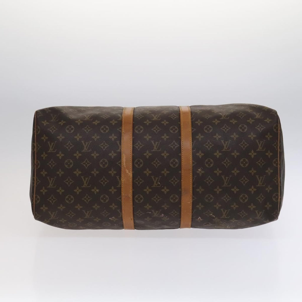 Louis Vuitton Keepall Bag Monogram Canvas Brown Canvas Travel Bag Bag (Pre-Owned)