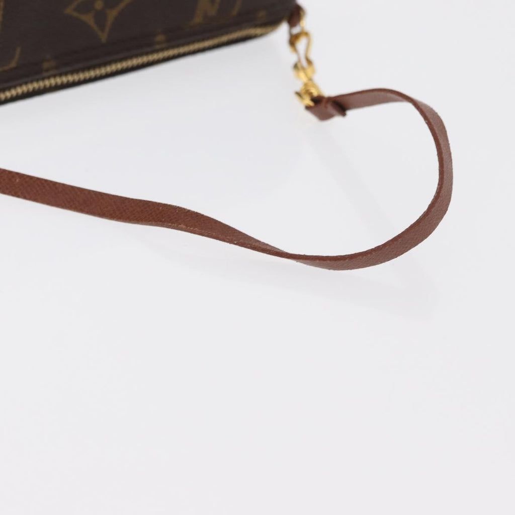 Louis Vuitton Papillon Pochette Monogram Canvas Brown Canvas Clutche & Pouche Bag (Pre-Owned)