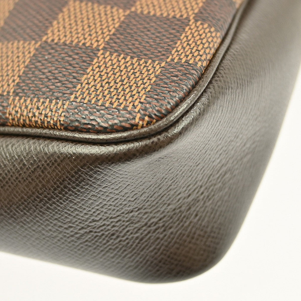 Louis Vuitton Trousse Make Up Bag Damier Canvas Brown Canvas Clutche & Pouche Bag (Pre-Owned)