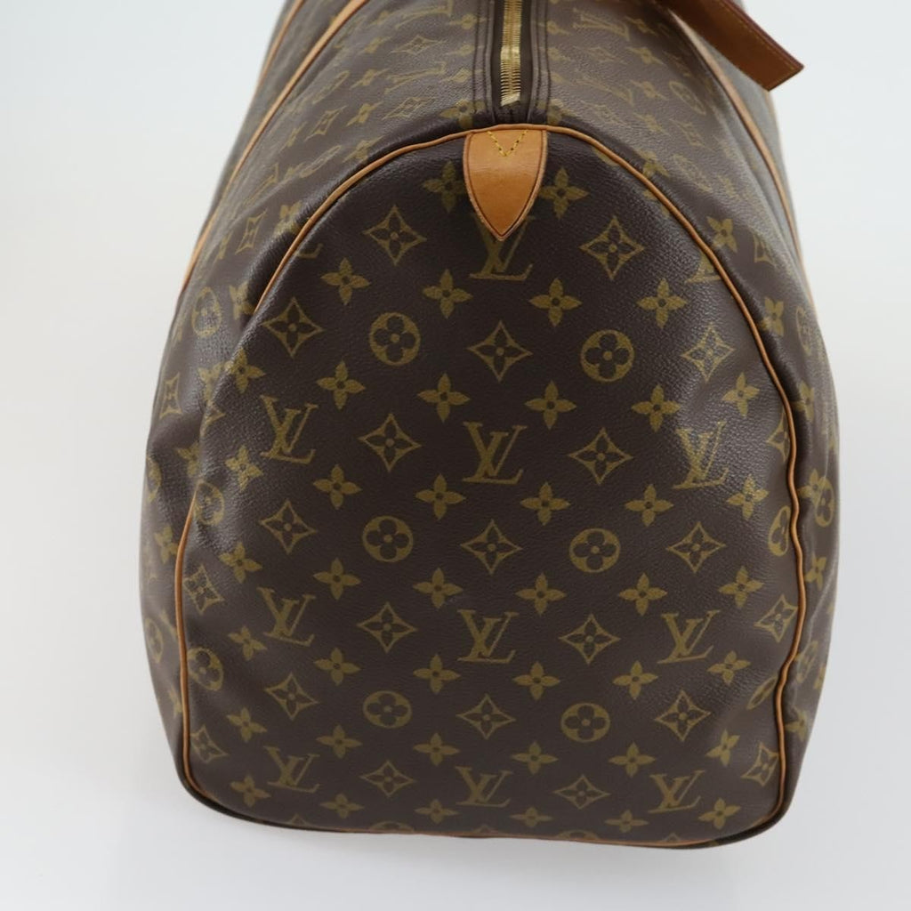 Louis Vuitton Keepall Bag Monogram Canvas Brown Canvas Travel Bag Bag (Pre-Owned)