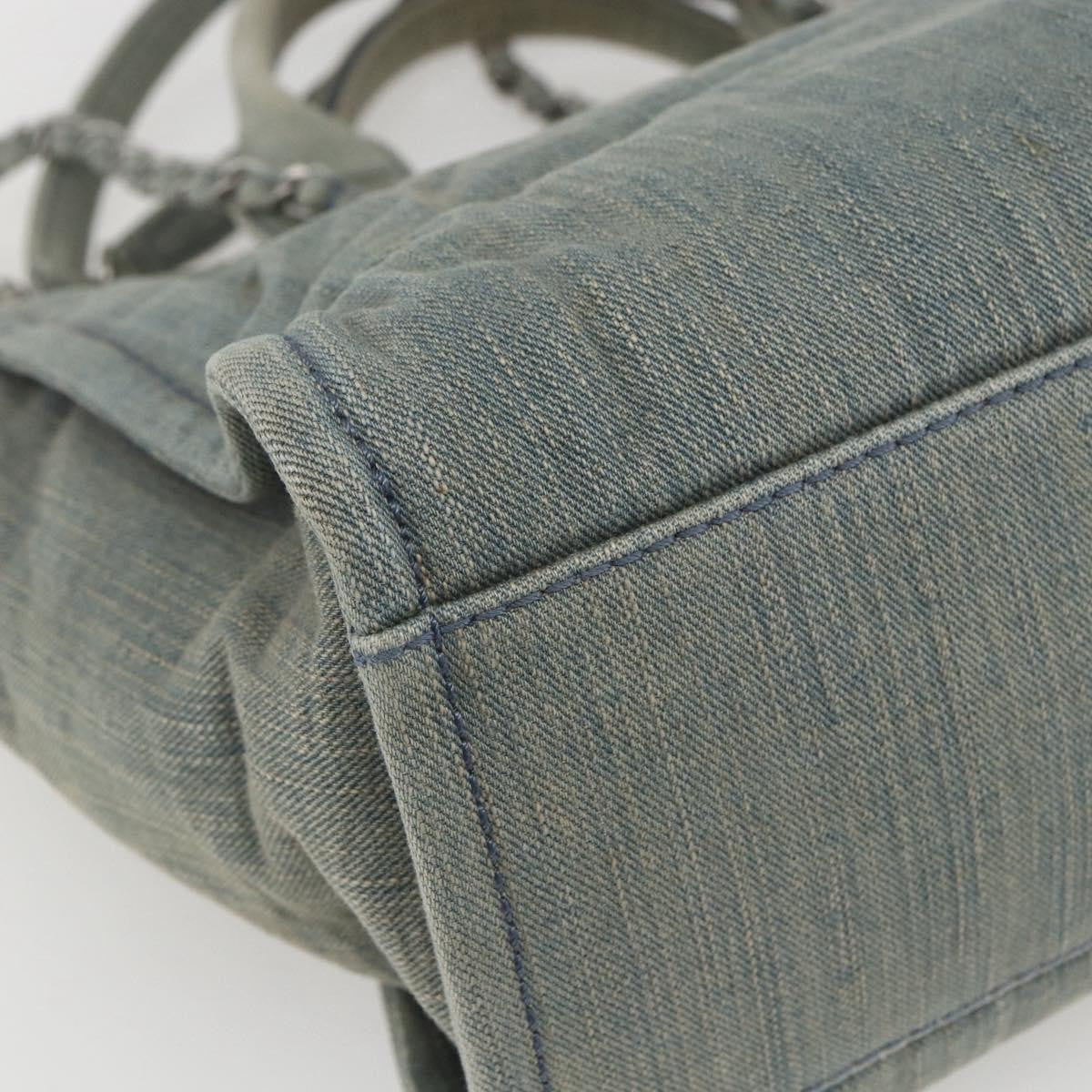 Chanel Deauville Nm Tote Denim Blue Denim_Jeans Tote Bag Bag (Pre-Owned)