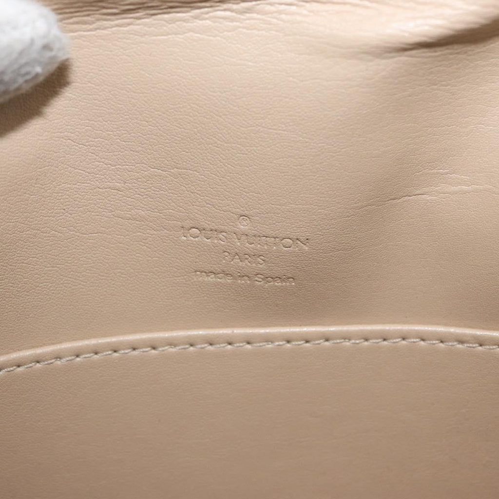Louis Vuitton Thompson Street Handbag Monogram Vernis Beige Patent_Leather Shoulder Bag Bag (Pre-Owned)