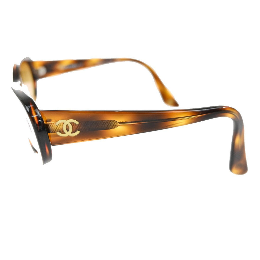 Chanel Chanel Logo Sunglasses Eye Wear Plastic Brown Plastic Sunglasse Accessory (Pre-Owned)