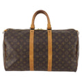 Louis Vuitton Keepall Bag Monogram Canvas Brown Canvas Travel Bag Bag (Pre-Owned)