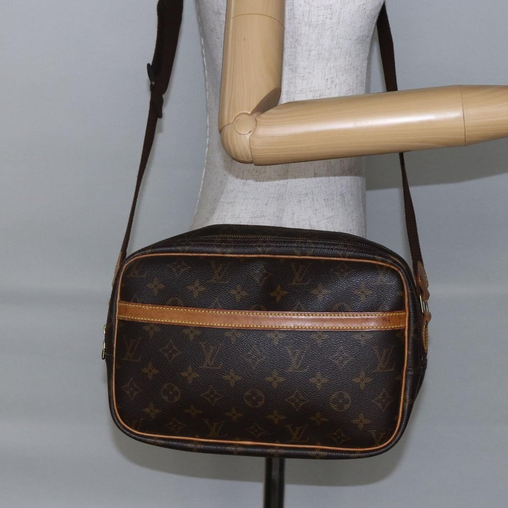 Louis Vuitton Reporter Bag Monogram Canvas Brown Canvas Bag (Pre-Owned)