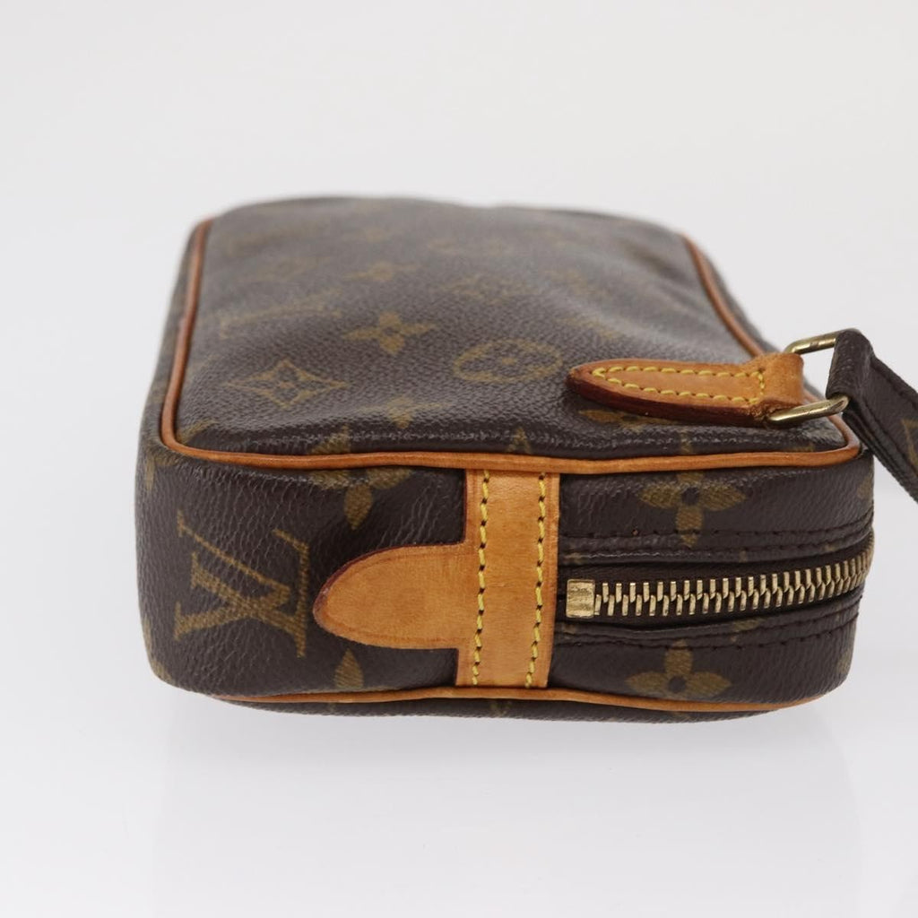Louis Vuitton Pochette Marly Bandouliere Bag Monogram Canvas Brown Canvas Shoulder Bag Bag (Pre-Owned)
