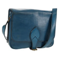 Louis Vuitton Cartouchiere Handbag Epi Leather Blue Leather Shoulder Bag Bag (Pre-Owned)