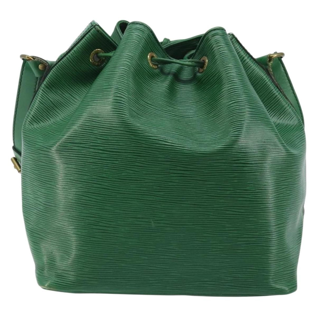 Louis Vuitton Petit Noe Handbag Epi Leather Green Leather Shoulder Bag Bag (Pre-Owned)
