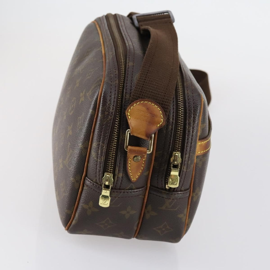 Louis Vuitton Reporter Bag Monogram Canvas Brown Canvas Shoulder Bag Bag (Pre-Owned)