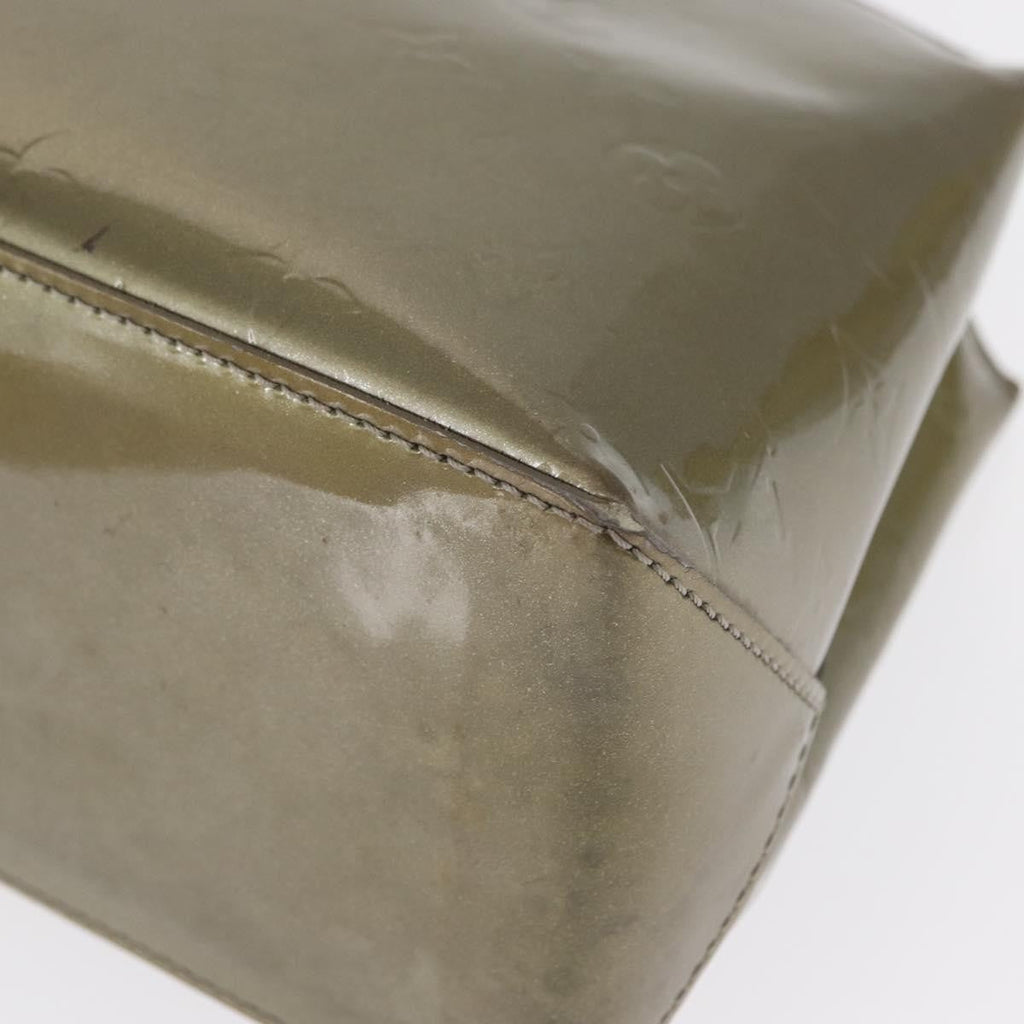 Louis Vuitton Wilshire Handbag Monogram Vernis Gray Patent_Leather Tote Bag Bag (Pre-Owned)