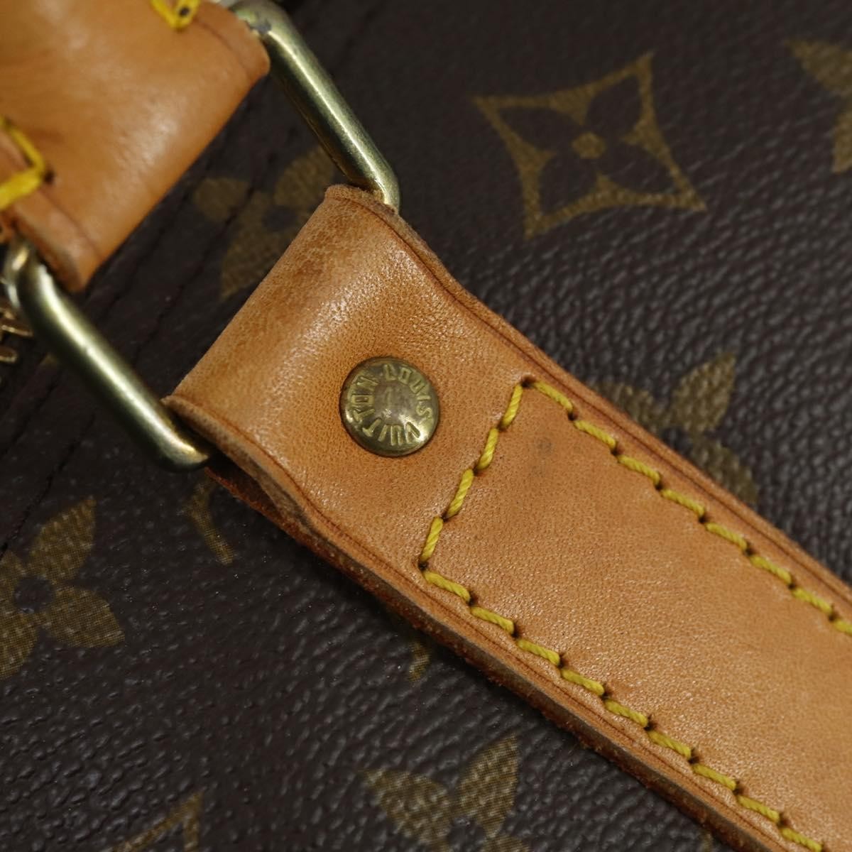 Louis Vuitton Keepall Bag Monogram Canvas Brown Canvas Travel Bag Bag (Pre-Owned)