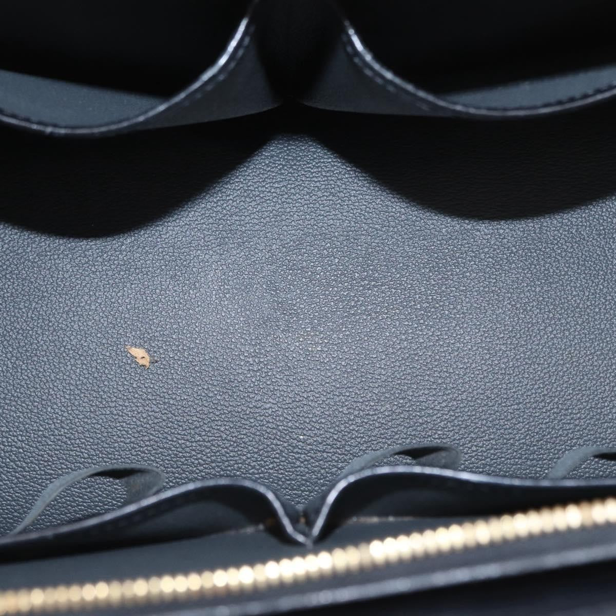 Louis Vuitton Riviera Handbag Epi Leather Black Leather Handbag (Pre-Owned)