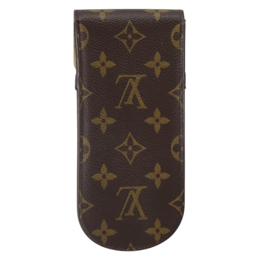 Louis Vuitton Etui À Stylo Canvas Brown Canvas Clutche & Pouche Bag (Pre-Owned)
