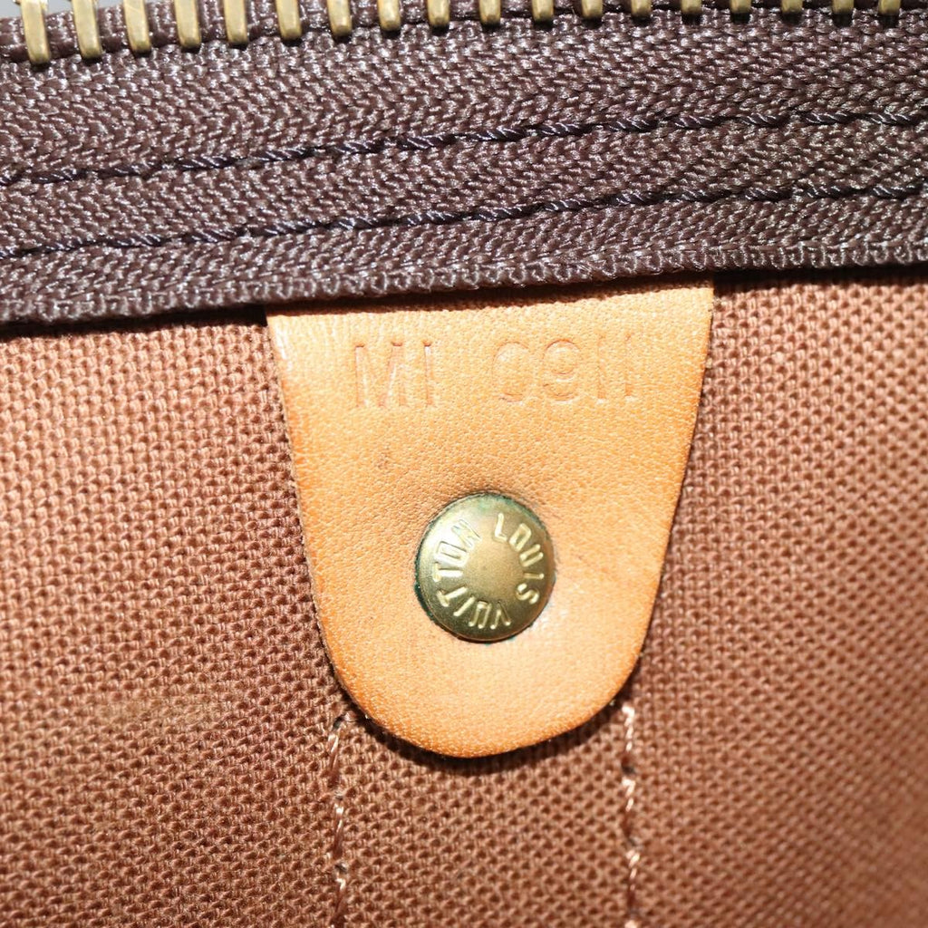 Louis Vuitton Keepall Bag Monogram Canvas Brown Canvas Travel Bag Bag (Pre-Owned)