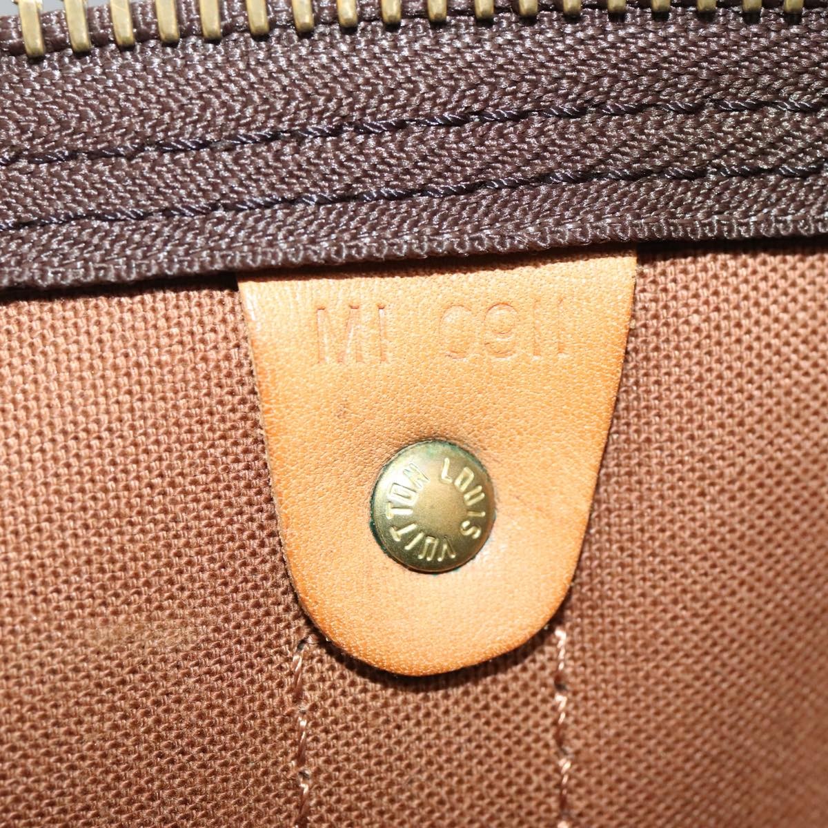 Louis Vuitton Keepall Bag Monogram Canvas Brown Canvas Travel Bag Bag (Pre-Owned)