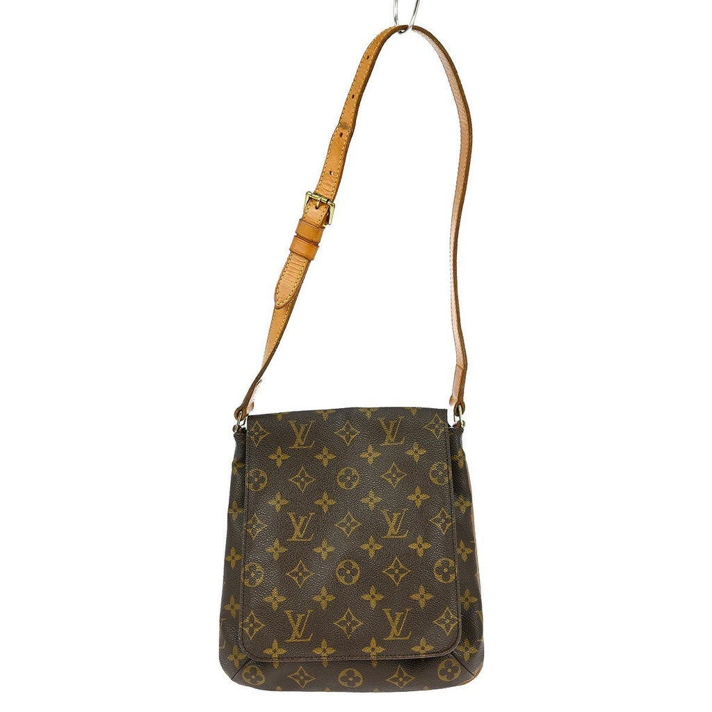 Louis Vuitton Musette Salsa Handbag Monogram Canvas Brown Canvas Shoulder Bag Bag (Pre-Owned)