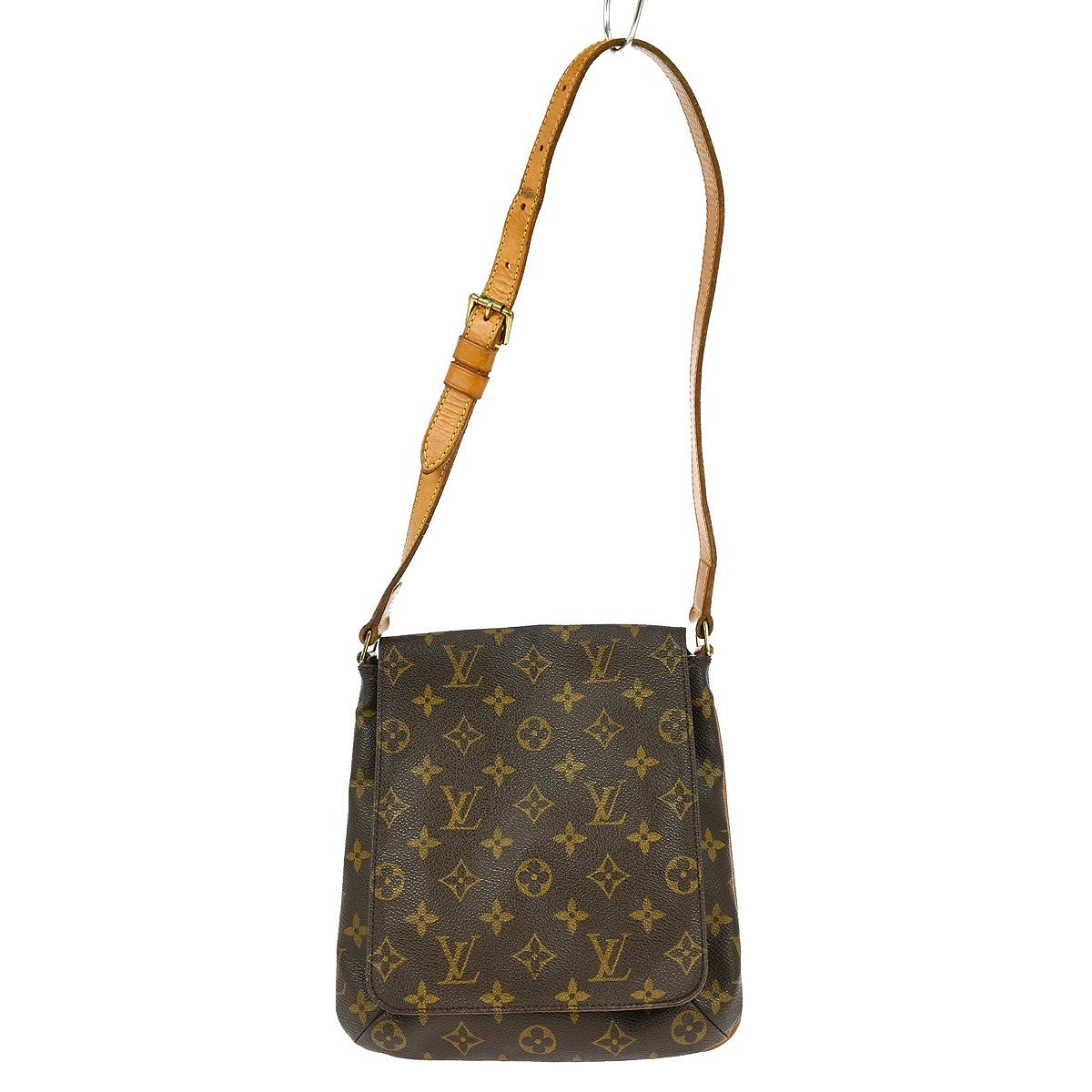 Louis Vuitton Musette Salsa Handbag Monogram Canvas Brown Canvas Shoulder Bag Bag (Pre-Owned)