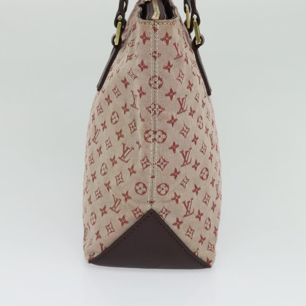Louis Vuitton Cabas Piano Monogram Canvas Red Canvas Bag (Pre-Owned)