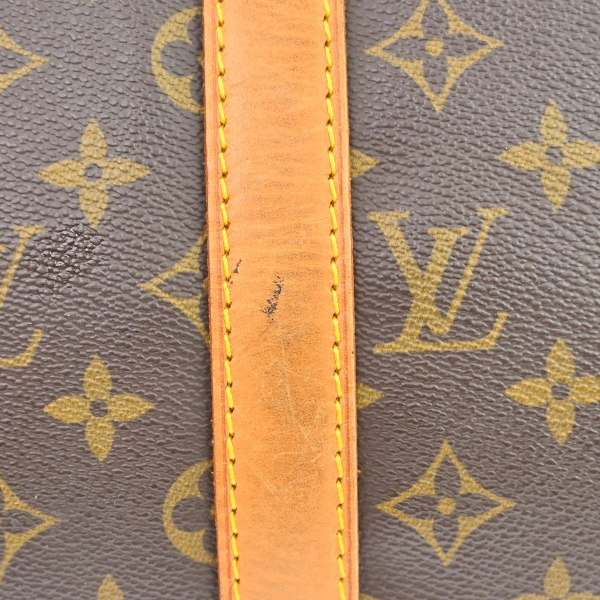 Louis Vuitton Keepall Bag Monogram Canvas Brown Canvas Travel Bag Bag (Pre-Owned)