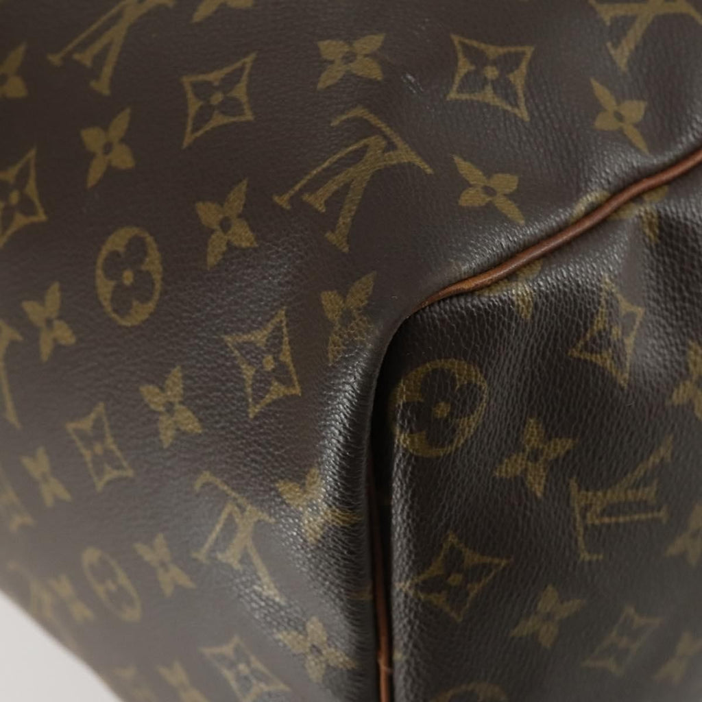 Louis Vuitton Keepall Bag Monogram Canvas Brown Canvas Travel Bag Bag (Pre-Owned)