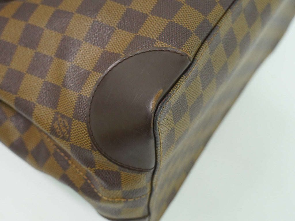 Louis Vuitton Hampstead Handbag Damier Brown Canvas Tote Bag Bag (Pre-Owned)