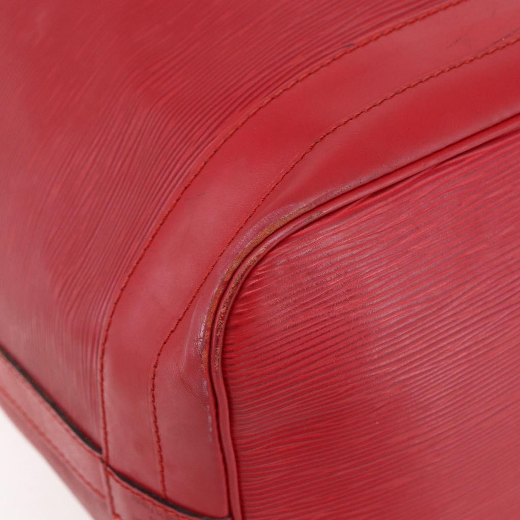 Louis Vuitton Noe Shoulder Bag Leather Red Leather Shoulder Bag Bag (Pre-Owned)