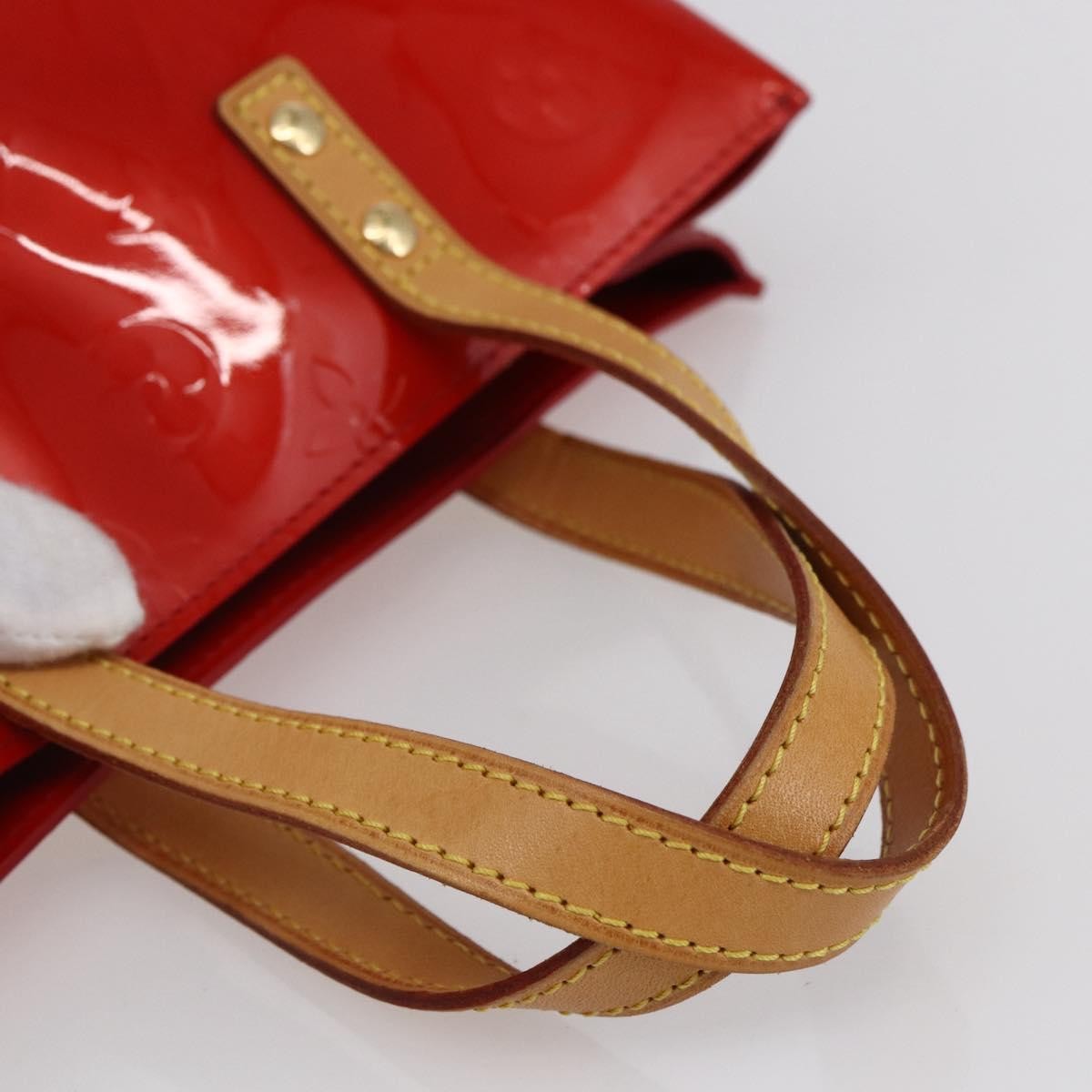 Louis Vuitton Reade Handbag Monogram Vernis Red Patent_Leather Handbag (Pre-Owned)