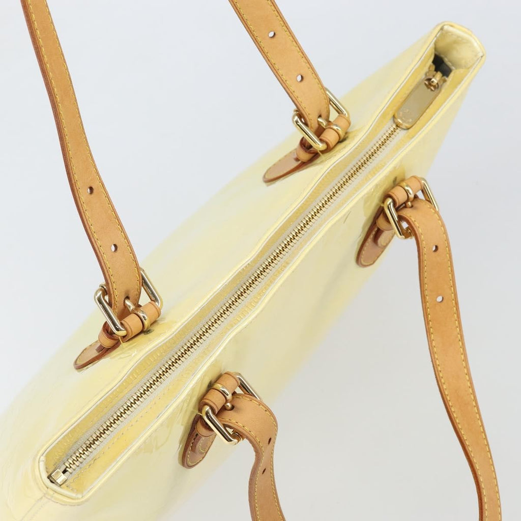 Louis Vuitton Brentwood Handbag Monogram Vernis Yellow Patent_Leather Tote Bag Bag (Pre-Owned)