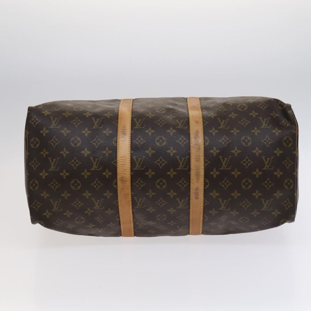 Louis Vuitton Keepall Bag Monogram Canvas Brown Canvas Travel Bag Bag (Pre-Owned)