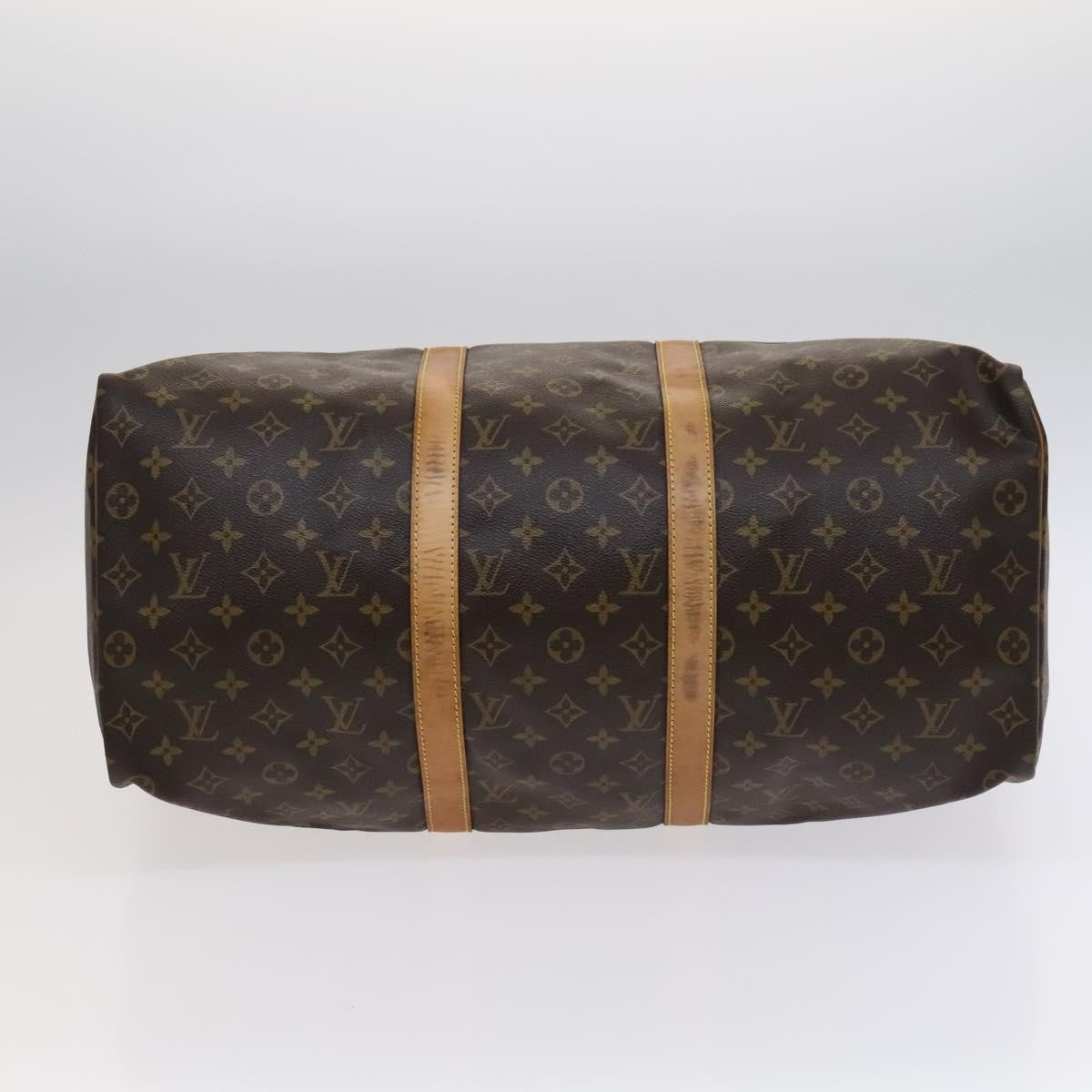 Louis Vuitton Keepall Bag Monogram Canvas Brown Canvas Travel Bag Bag (Pre-Owned)