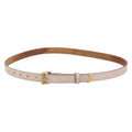 Louis Vuitton Signature Chain Belt Monogram Eclipse Canvas Pink Canvas Belts Accessory (Pre-Owned)