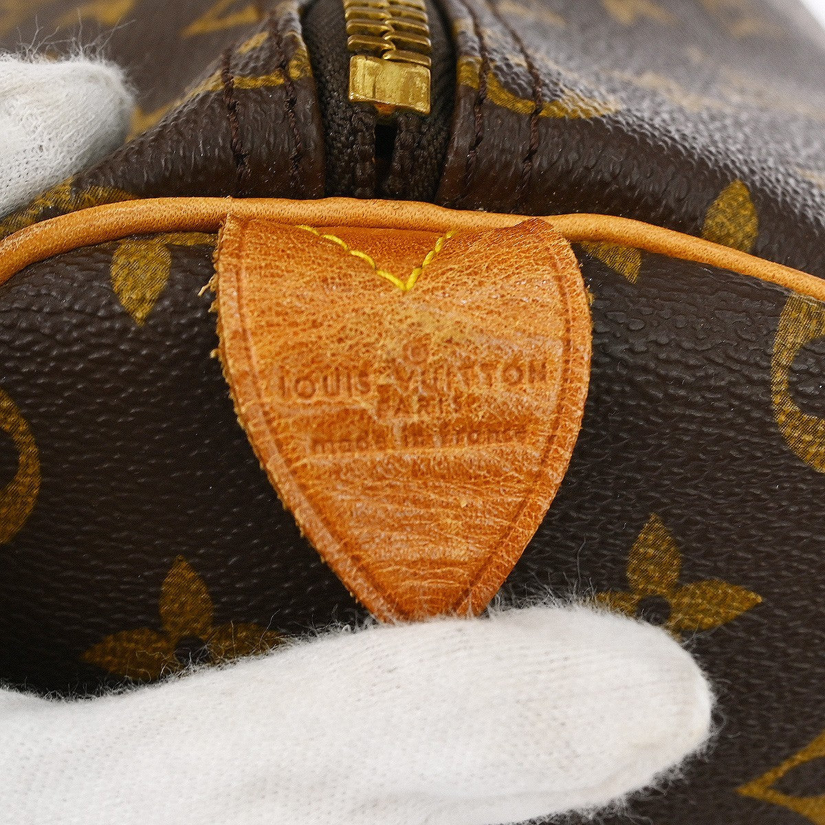 Louis Vuitton Keepall Bag Monogram Canvas Brown Canvas Travel Bag Bag (Pre-Owned)