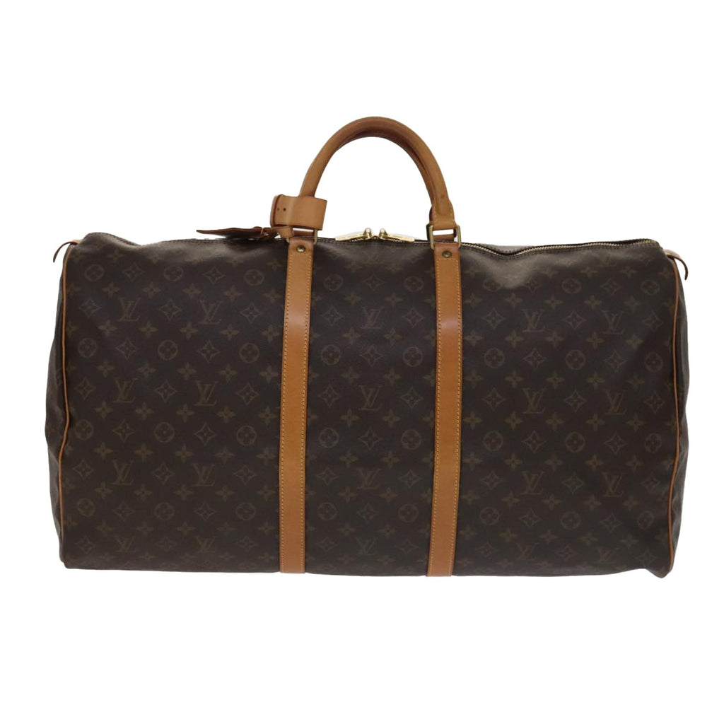 Louis Vuitton Keepall Bag Monogram Canvas Brown Canvas Travel Bag Bag (Pre-Owned)
